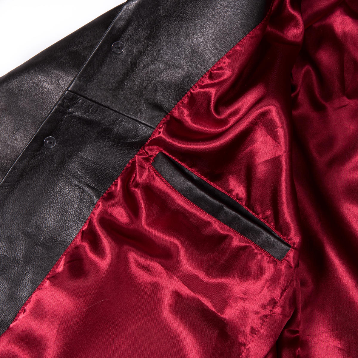 Adaptor Clothing Buttersoft Leather 3 Button SB Jacket Black - Image 7
