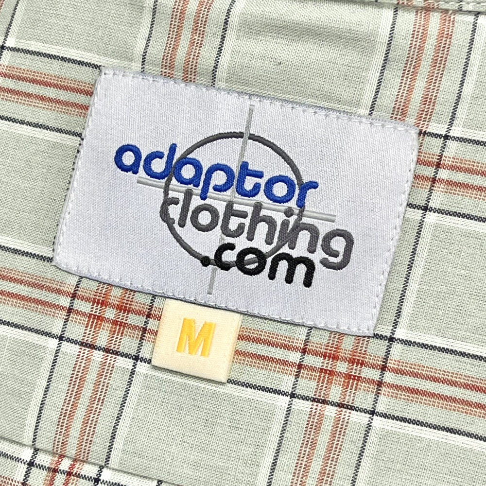Adaptor Clothing Check Long Sleeve Button Down Shirt Grey - Image 7