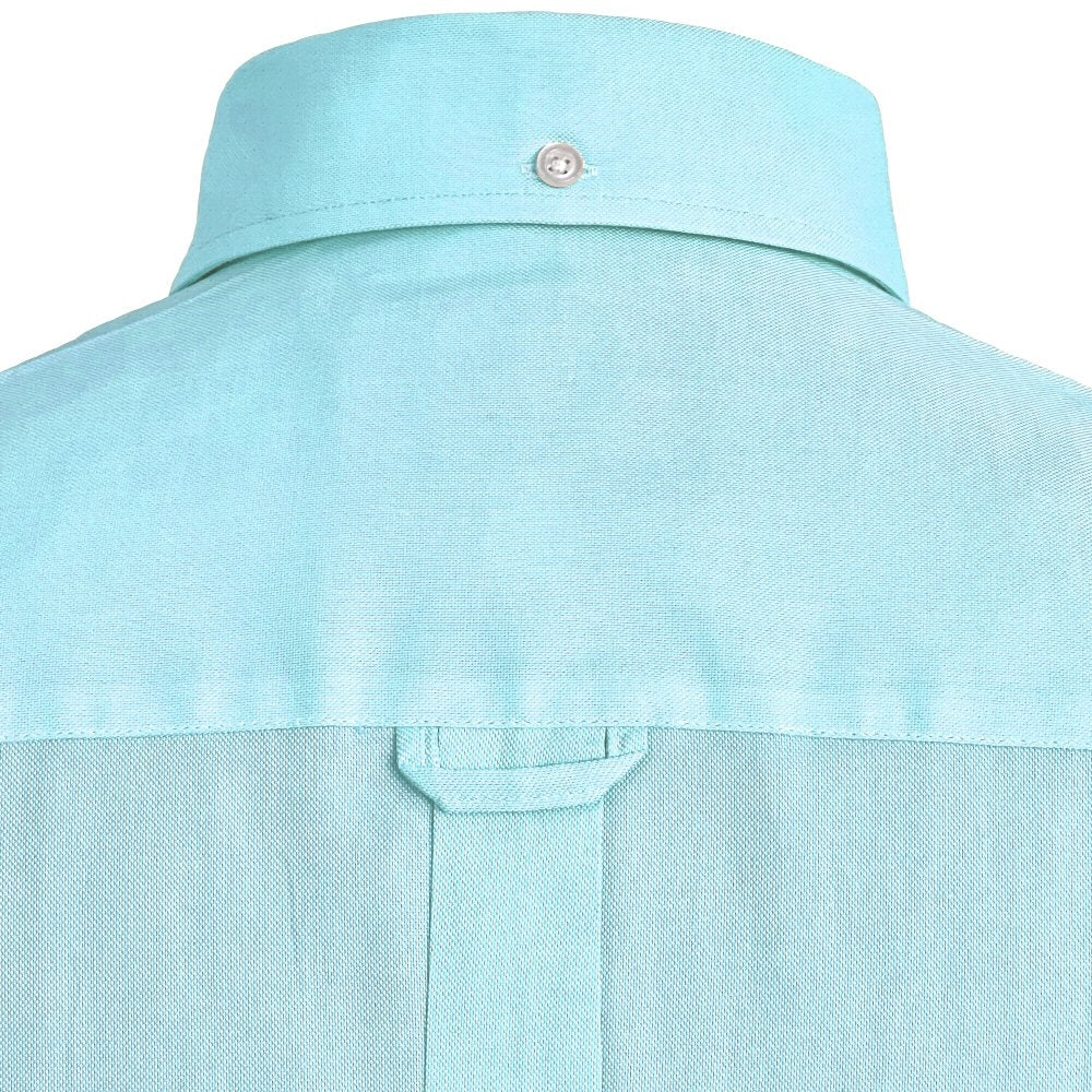 Adaptor Clothing Oxford Short Sleeve Button Down Shirt Mint - Image 8