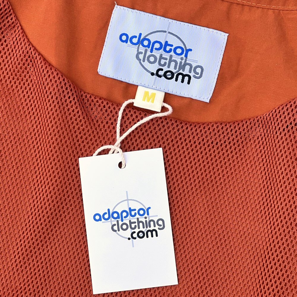 Adaptor Clothing Retro Sixties Replica Windbreaker Burnt Orange - Image 23