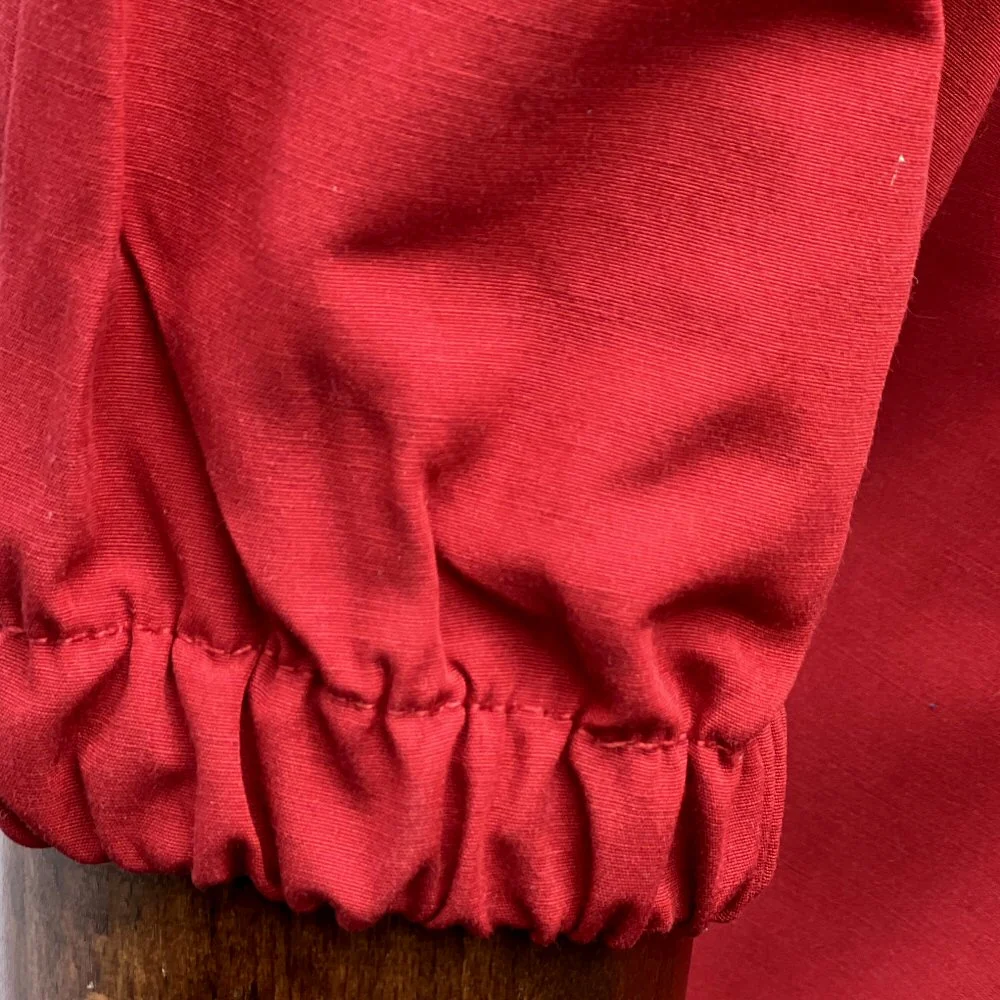 Adaptor Clothing Retro Sixties Replica Windbreaker Scarlet - Image 4