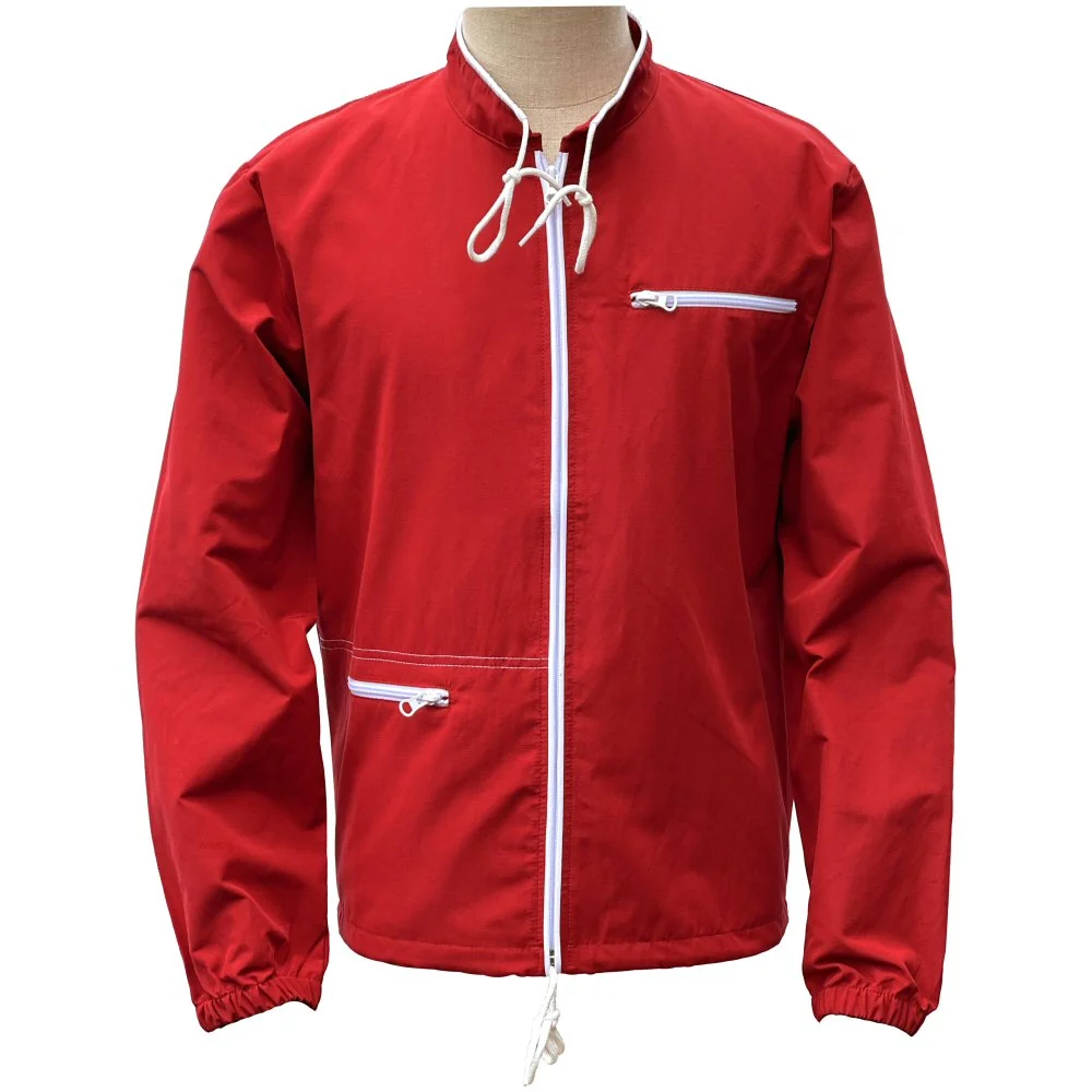 Adaptor Clothing Retro Sixties Replica Windbreaker Scarlet - Image 9