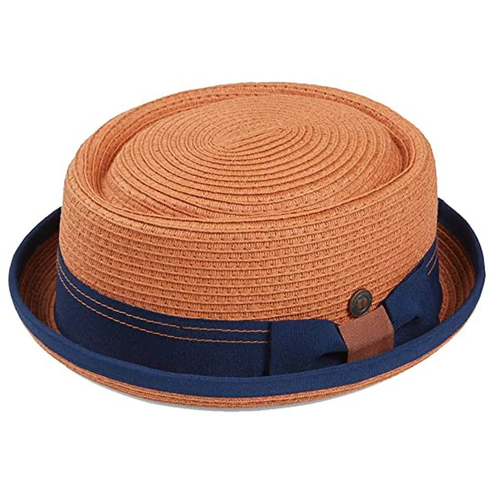 Dasmarca Retro Rude Boy Rico Trilby / Pork Pie Hat Orange
