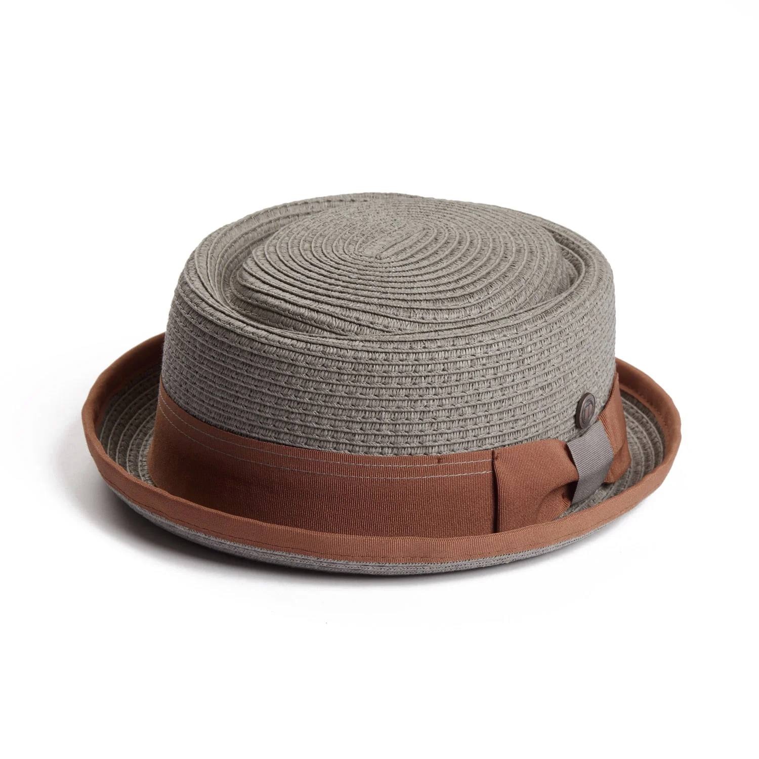 Dasmarca Retro Rude Boy Rico Trilby / Pork Pie Hat Taupe - Image 4