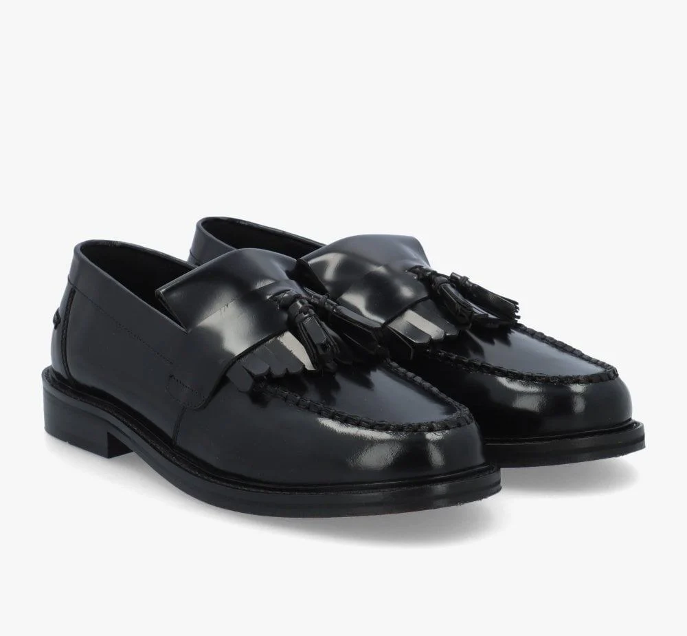 Delicious Junction Rude Boy Tassel Loafer Black