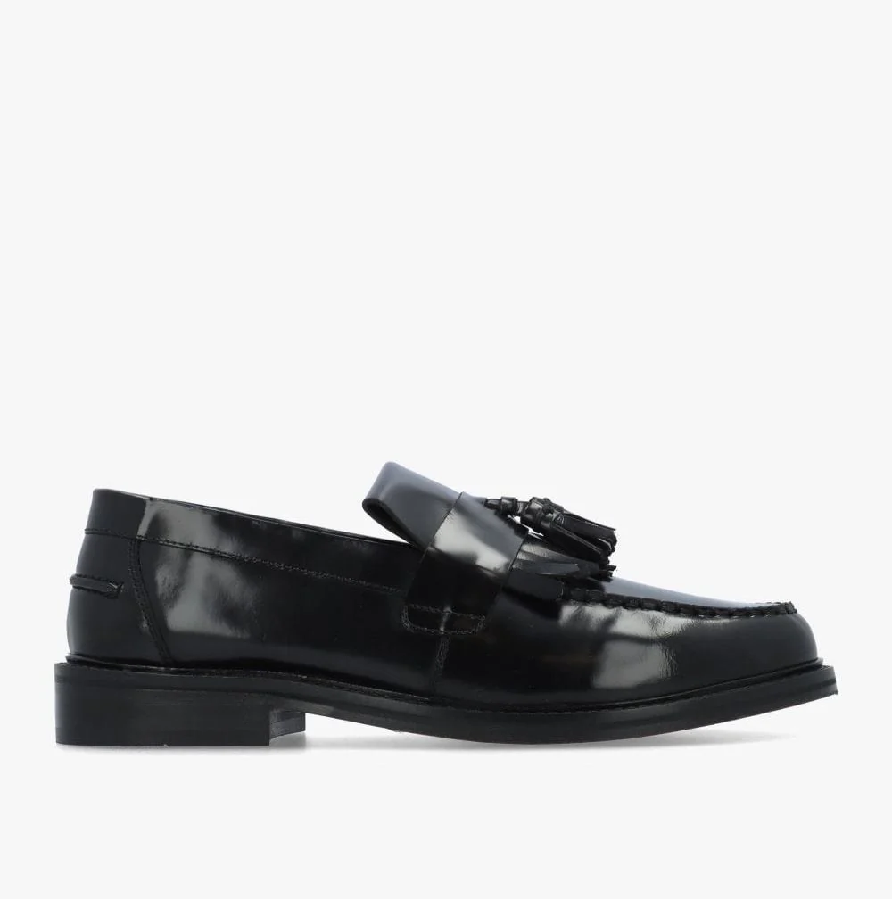 Delicious Junction Rude Boy Tassel Loafer Black - Image 3