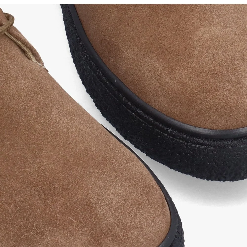 Delicious Junction Suede Playboy Bullitt Boot Taupe - Image 4