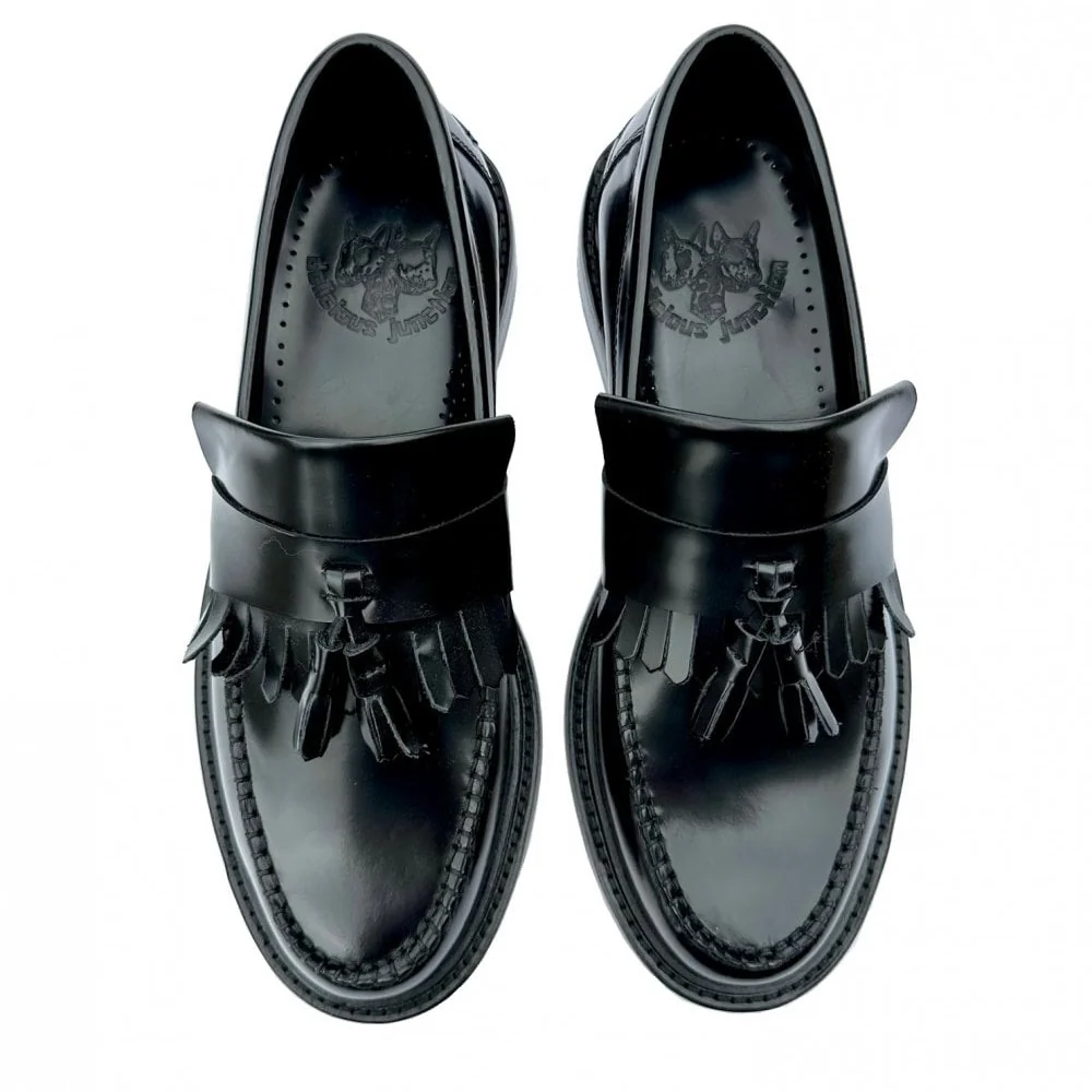 Delicious Junction Tassel Loafers Black - Image 4