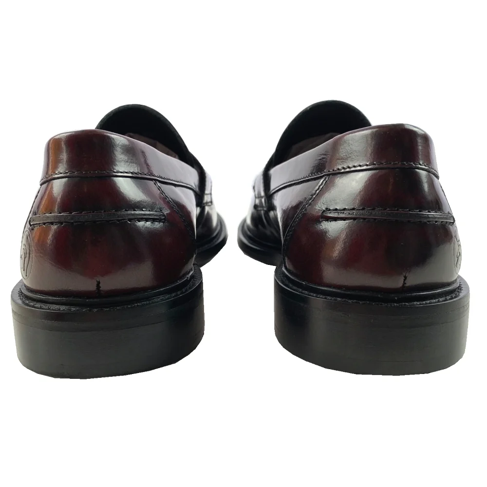 Delicious Junction x Trojan Branded DUKE Tassel Loafers Shoe Oxblood - Image 13