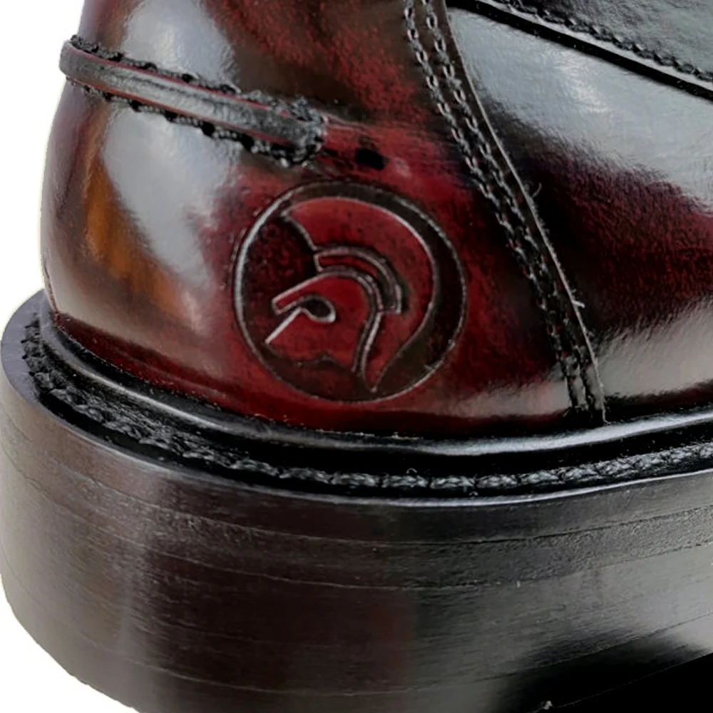 Delicious Junction x Trojan Branded DUKE Tassel Loafers Shoe Oxblood - Image 8
