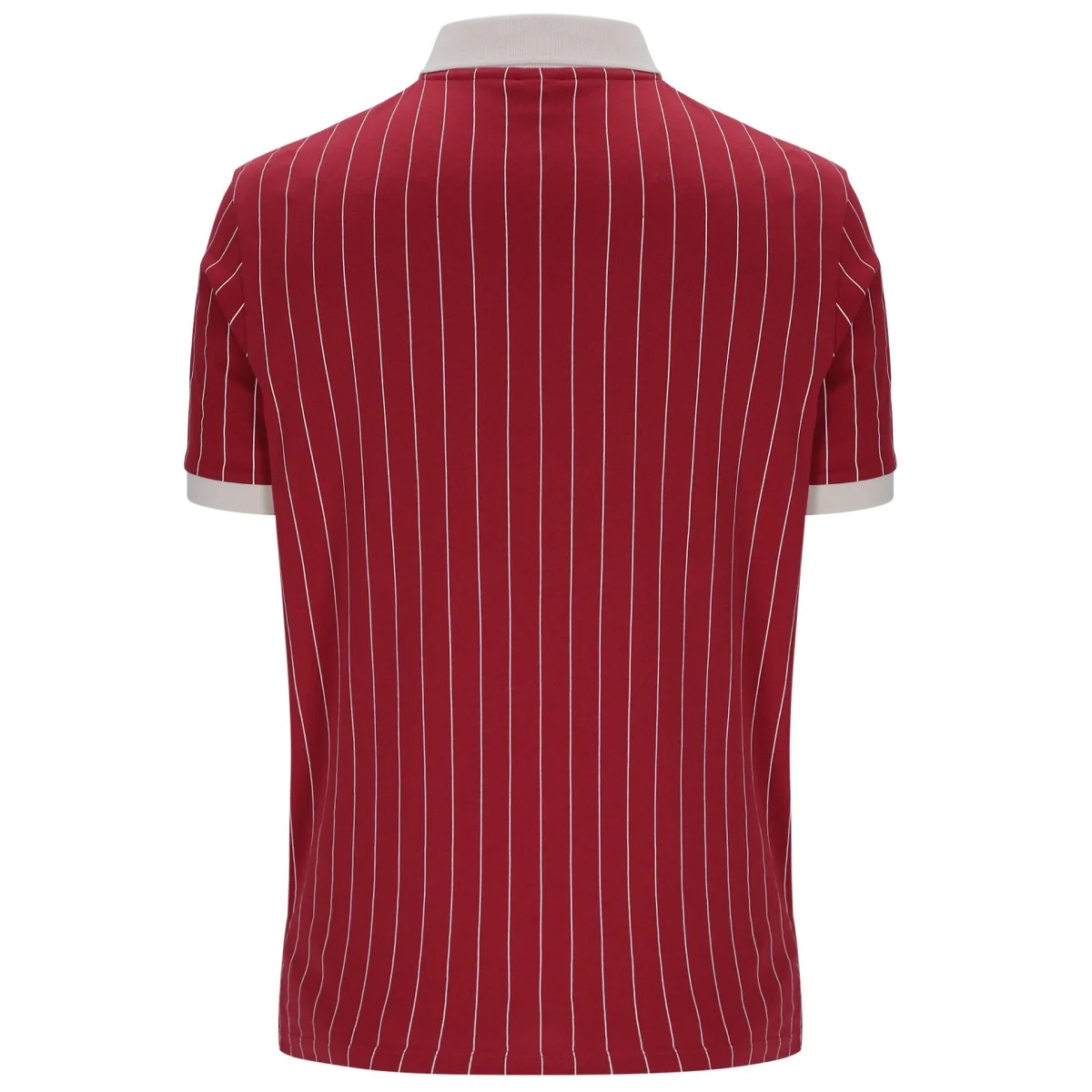 Fila Classic Vintage BB1 Striped Polo Shirt Rust - Image 2