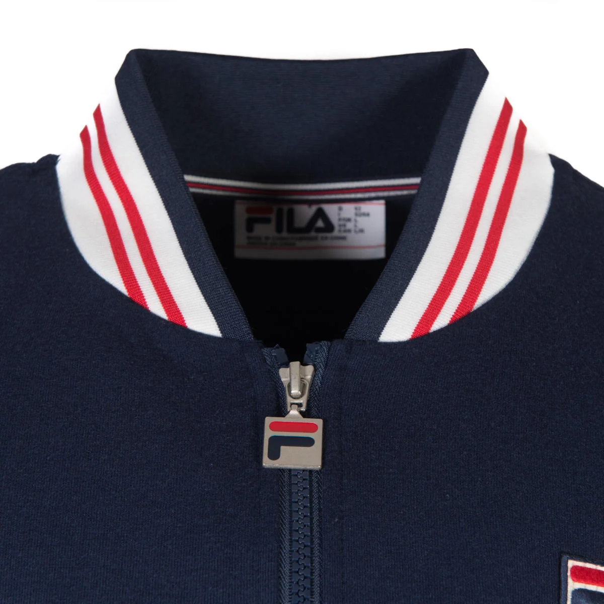 Fila Settanta Baseball Track Jacket Tracky Navy - Image 3