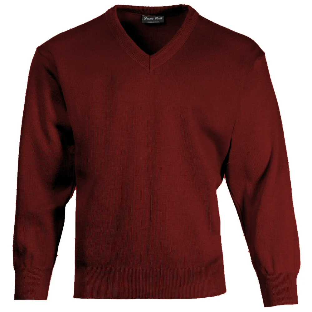 Franco Ponti Made in Italy Merino Wool V-NECK Jumper (13 Colours) - Image 9