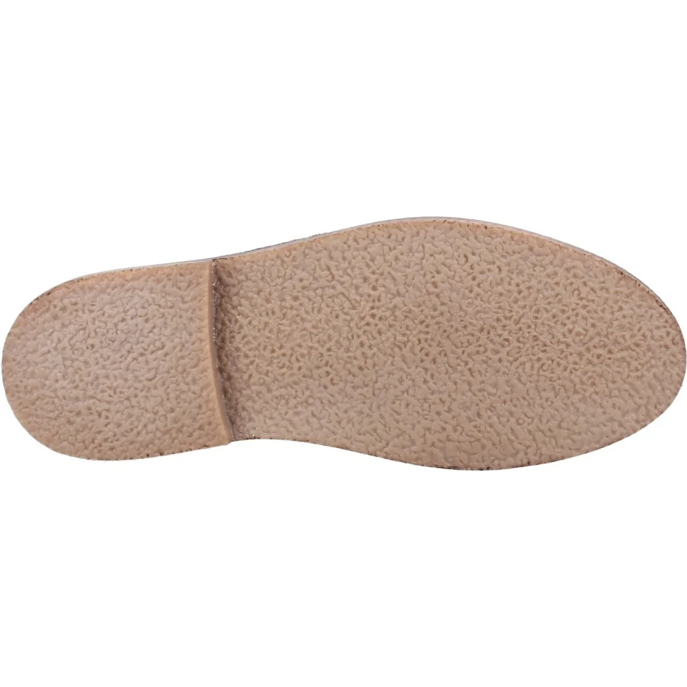 Hush Puppies Samuel Classic 2 Hole Suede Desert Boots Navy - Image 3