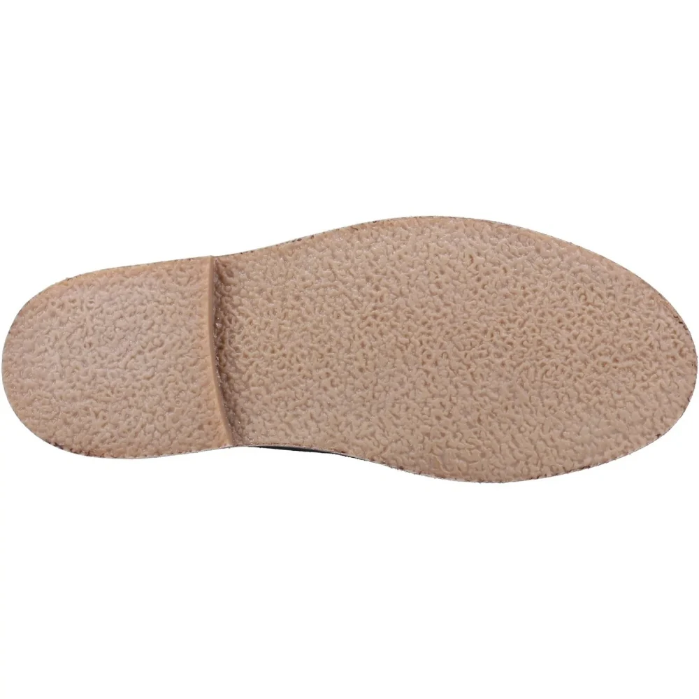 Hush Puppies Scout Classic 2 Hole Suede Desert Shoes Navy - Image 3