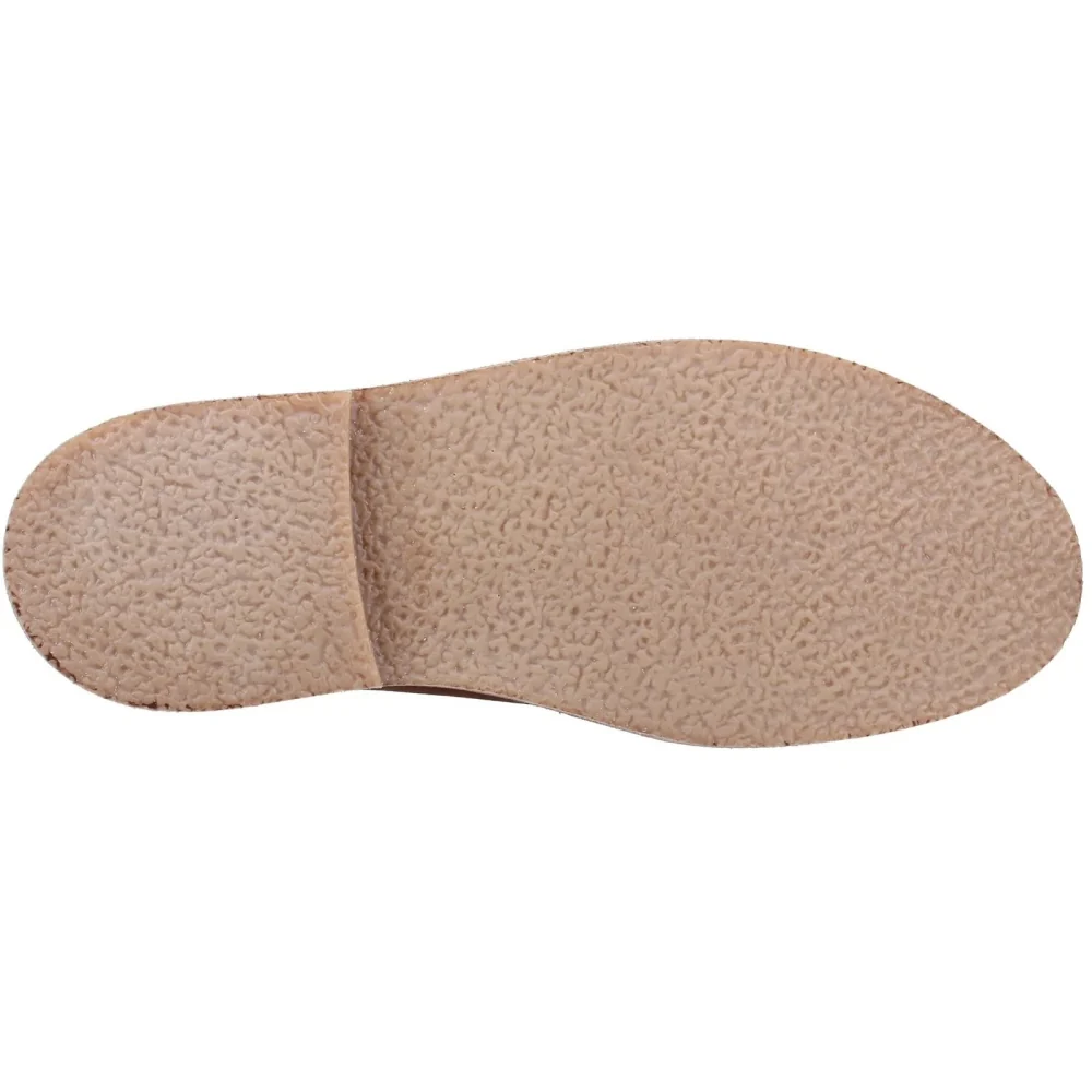 Hush Puppies Scout Classic 2 Hole Suede Desert Shoes Tan - Image 3