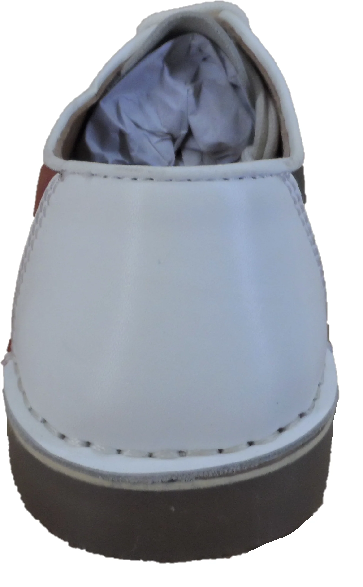 Ikon Original Marriott Leather Bowling Shoes in Red/White/Blue - Image 4