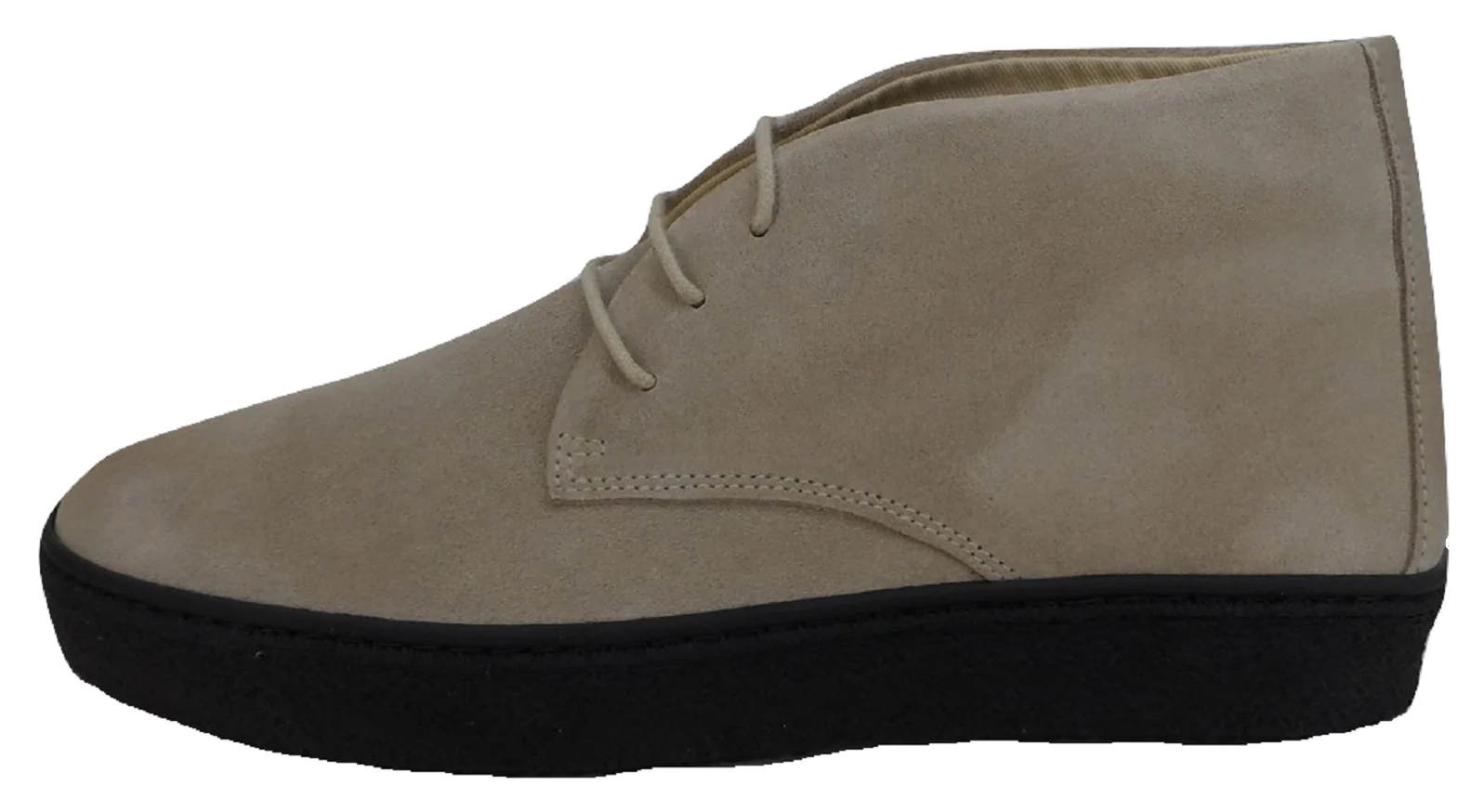 Ikon Original Mens Beige Ikonik Suede Desert Boot - Image 2
