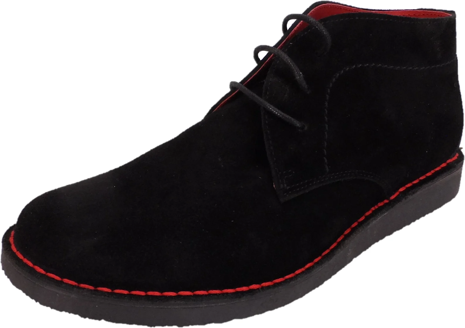 Ikon Original Nomad Suede Desert Boots in Black - Image 2
