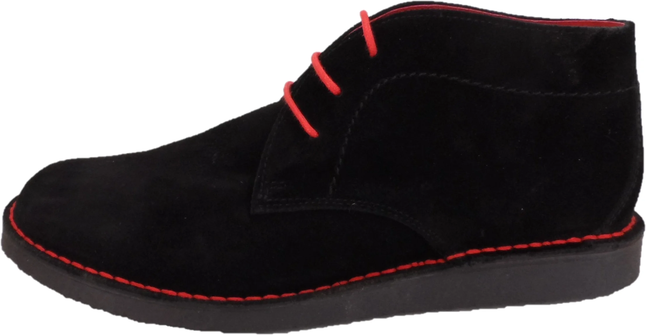 Ikon Original Nomad Suede Desert Boots in Black - Image 3