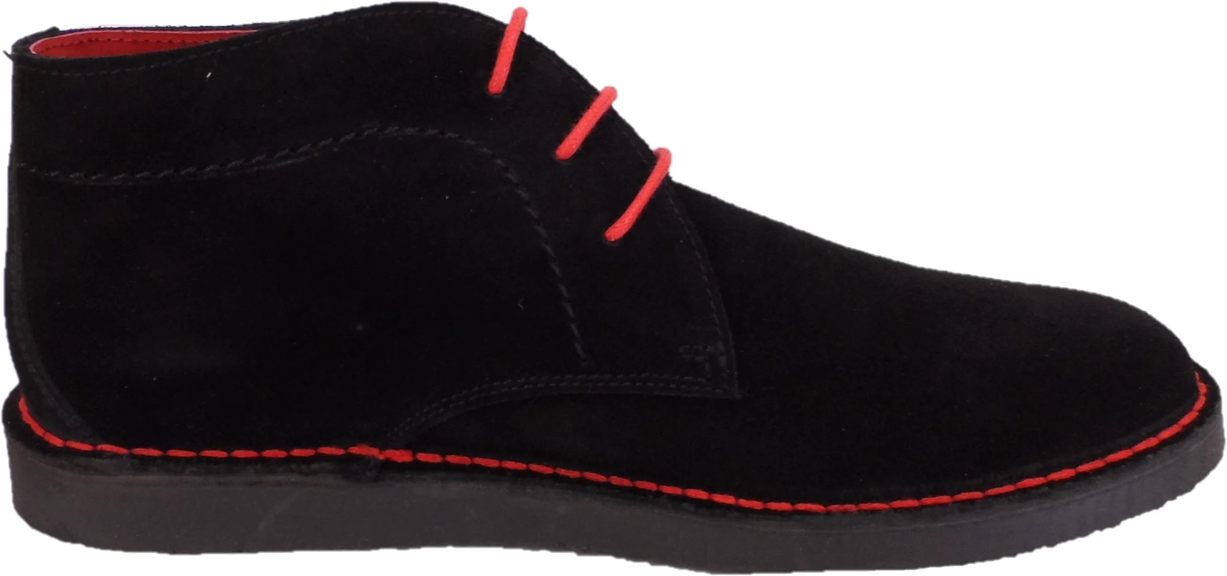 Ikon Original Nomad Suede Desert Boots in Black - Image 5