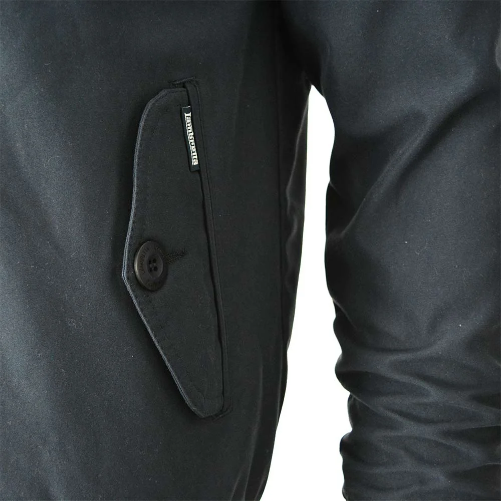 Lambretta Shower Resistant Harrington Jacket Navy - Image 4