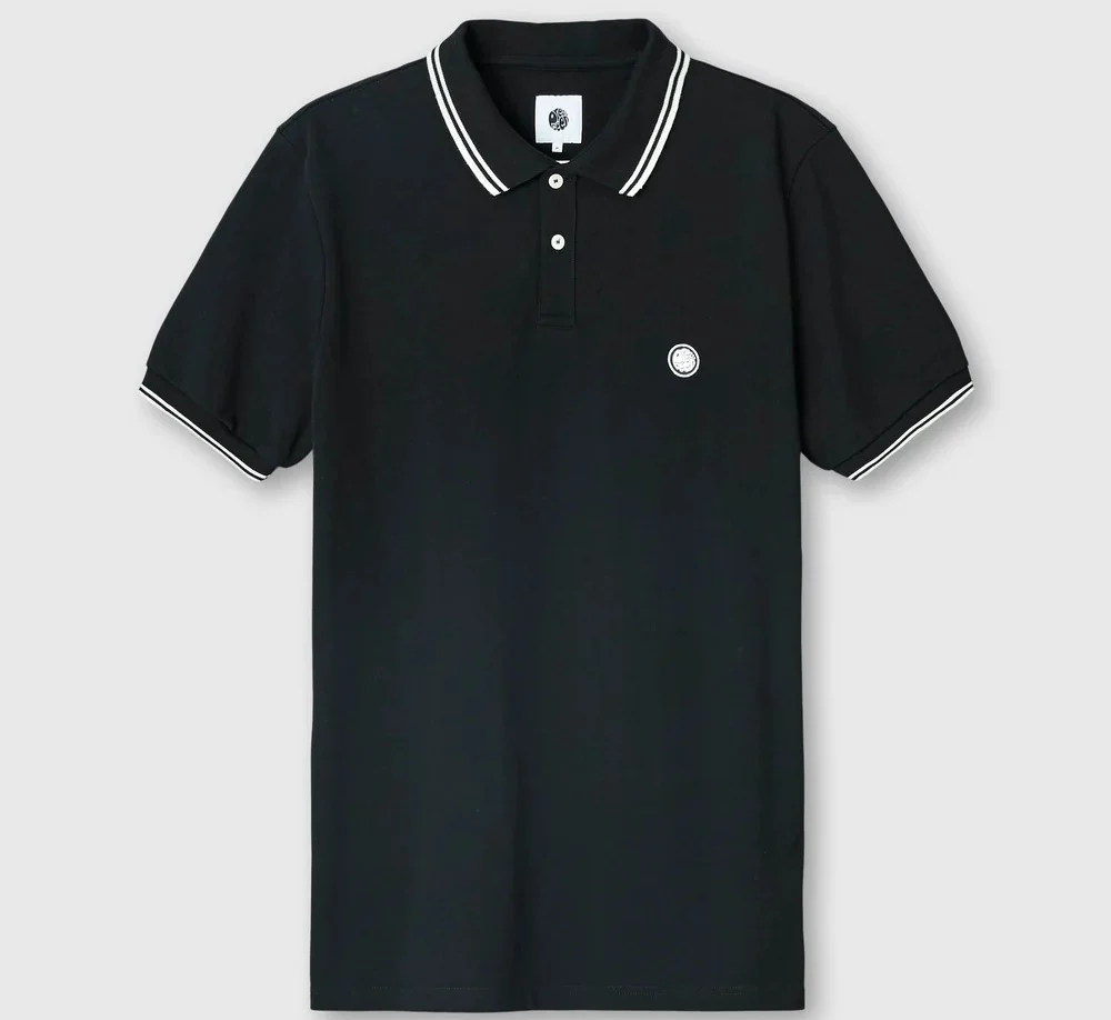 Pretty Green Logo Polo Shirt Black