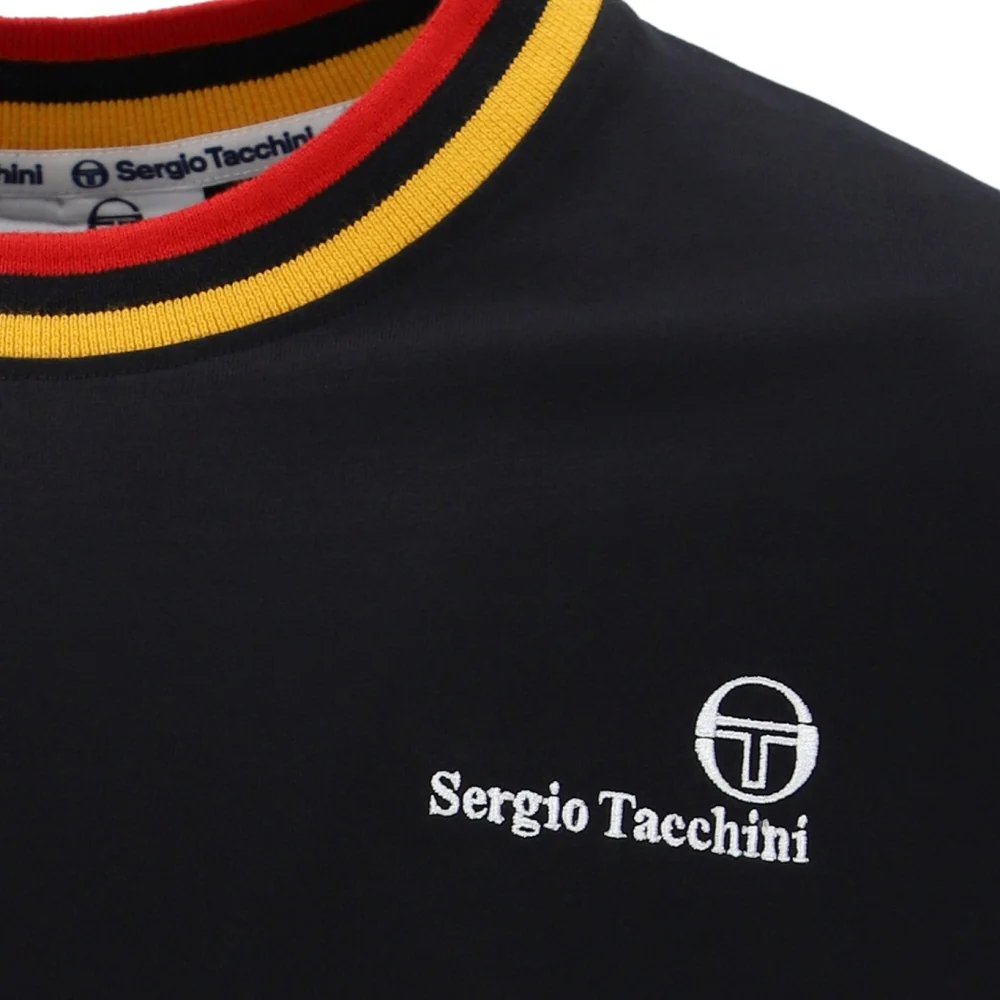 Sergio Tacchini Rainer Ringer T-Shirt Black - Image 3