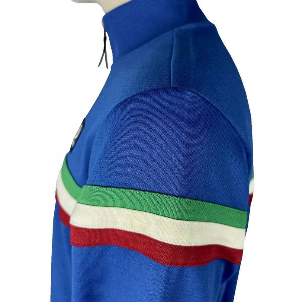 Trojan Records Retro Stripe Track Top Cobalt - Image 4