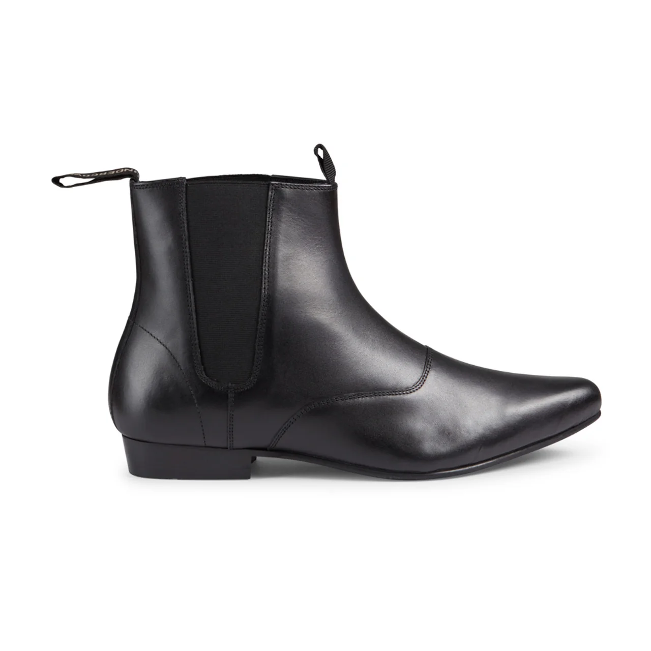 Undercover Ramone Winklepicker Leather Chelsea Boot Black - Image 3